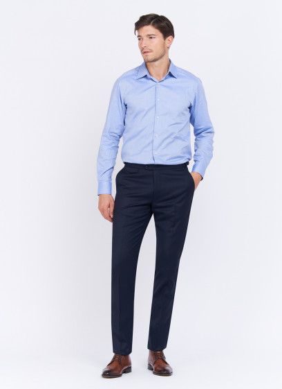 Pantalon slim fit en laine Charles Le Golf