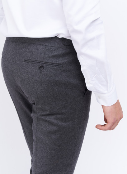 Pantalon slim fit en laine Charles Le Golf _ Gris foncé _ 23 - Gris foncé