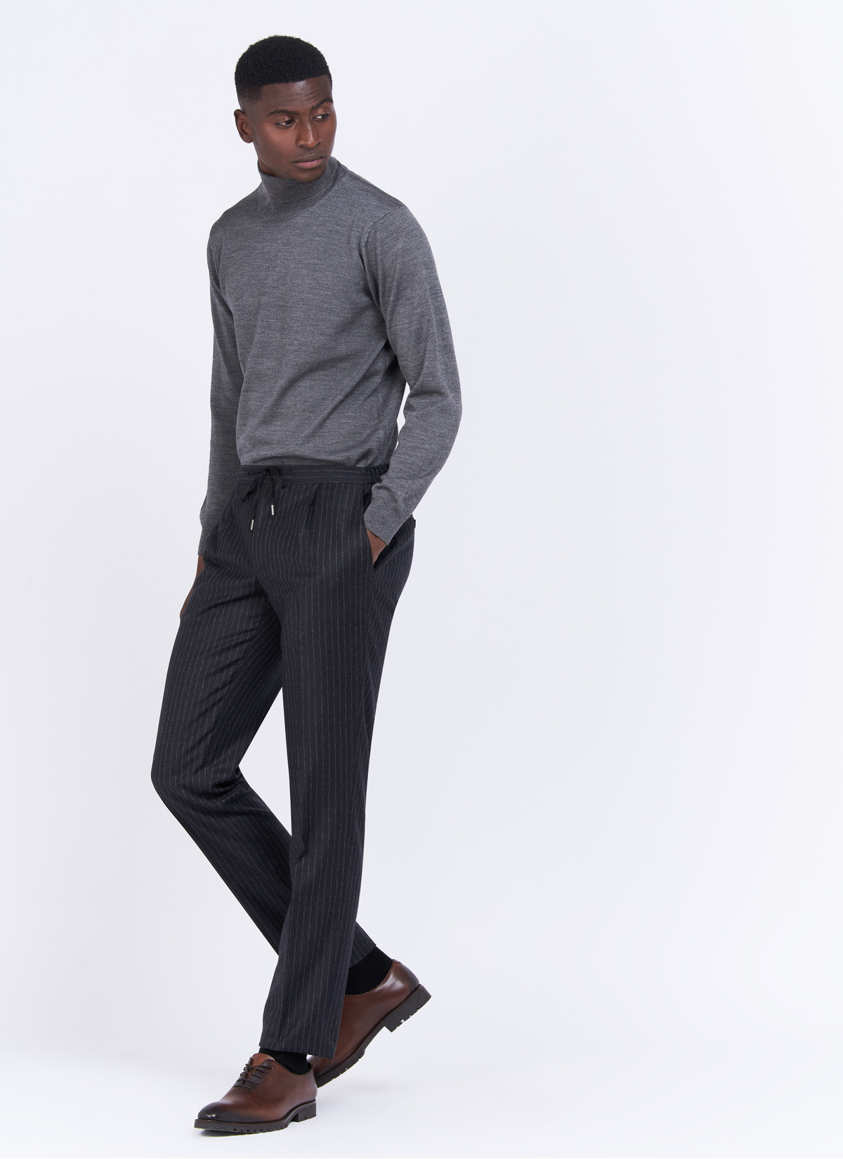 Pantalon slim fit en laine Charles Le Golf