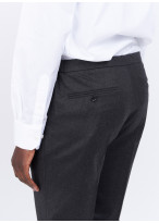 Pantalon slim fit en laine Charles Le Golf _ Gris anthracite faux uni _ 24 - Gris anthracite
