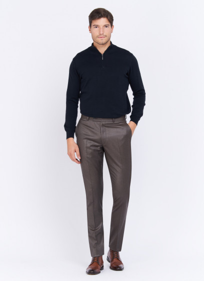 Pantalon slim fit en laine Charles Le Golf