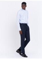 Chemise regular fit à rayures Charles Le Golf _ Bleu pastel à rayures _ 80 - Bleu Pastel
