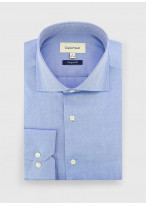 Chemise regular fit Charles Le Golf _ Bleu ciel faux uni _ 81 - Bleu ciel
