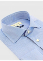 Chemise regular fit Charles Le Golf _ Bleu ciel faux uni _ 81 - Bleu ciel