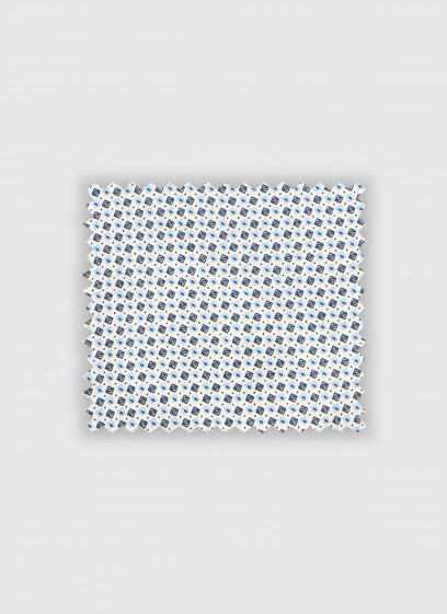 Chemise regular fit à motif géométrique Charles Le Golf _ Blanc à motifs graphiques _ 10 - Blanc