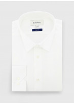 Chemise slim fit Charles Le Golf _ Blanc uni _ 10 - Blanc