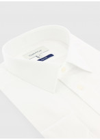 Chemise slim fit Charles Le Golf _ Blanc uni _ 10 - Blanc