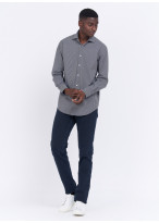 Chemise regular fit à rayures Charles Le Golf _ Gris foncé à rayures _ 23 - Gris foncé