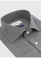 Chemise regular fit à rayures Charles Le Golf _ Gris foncé à rayures _ 23 - Gris foncé