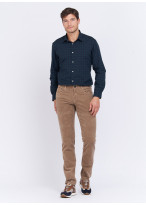 Chemise slim fit à carreaux Charles Le Golf _ Bleu marine à carreaux _ 88 - Bleu marine