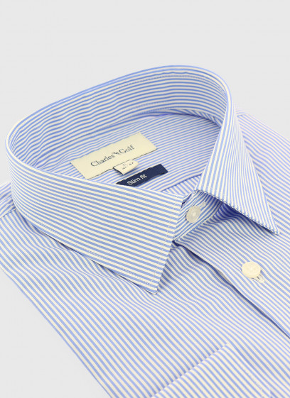 Chemise slim fit à rayures Charles Le Golf