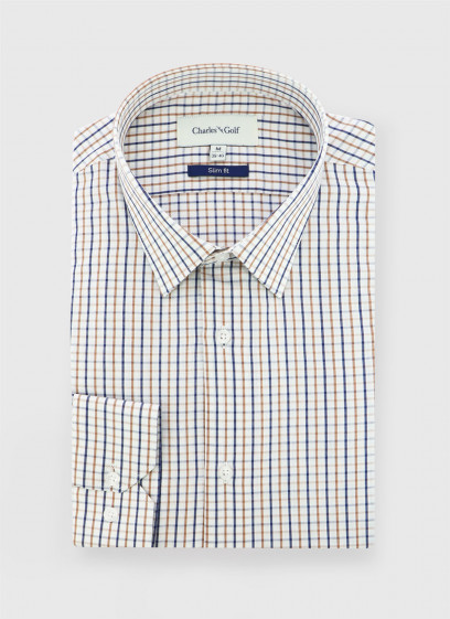 Chemise slim fit à carreaux Charles Le Golf