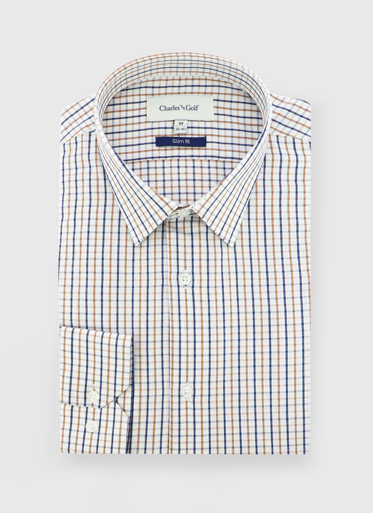 Chemise slim fit à carreaux Charles Le Golf