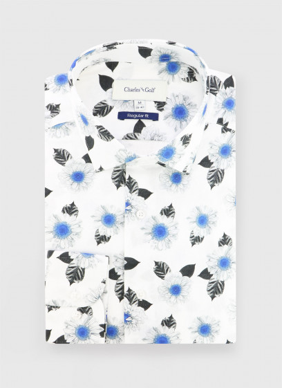 Chemise regular fit à motif fleuri Charles Le Golf