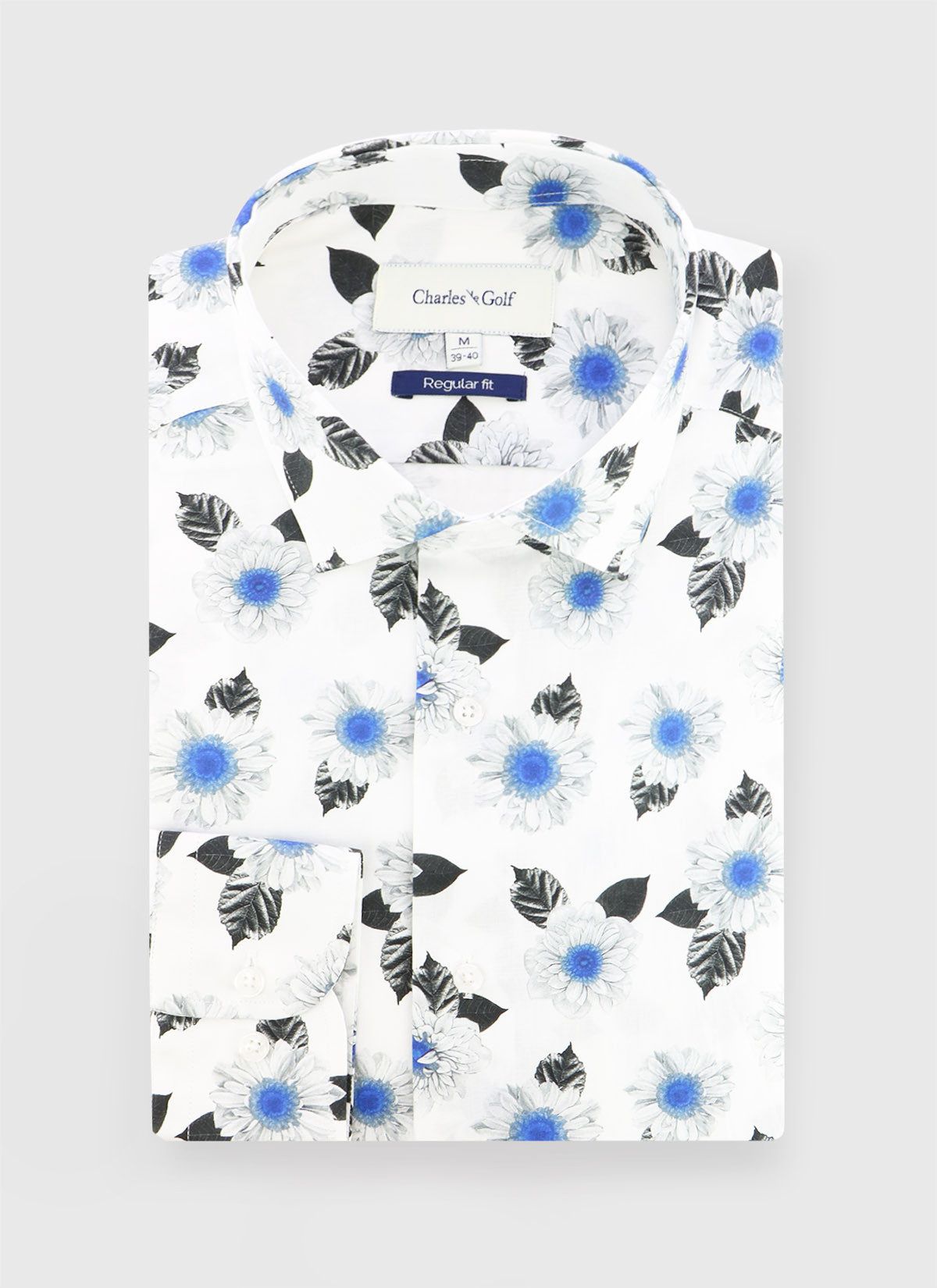 Regular fit floral pattern shirt by Charles Le Golf
