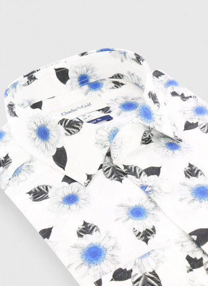 Chemise regular fit à motif fleuri Charles Le Golf