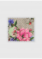 Chemise slim fit à motif fleuri Charles Le Golf _ Sable à fleurs _ 31 - Sable