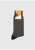 Chaussettes montantes Charles Le Golf _ Taupe faux uni _ 34 - Taupe