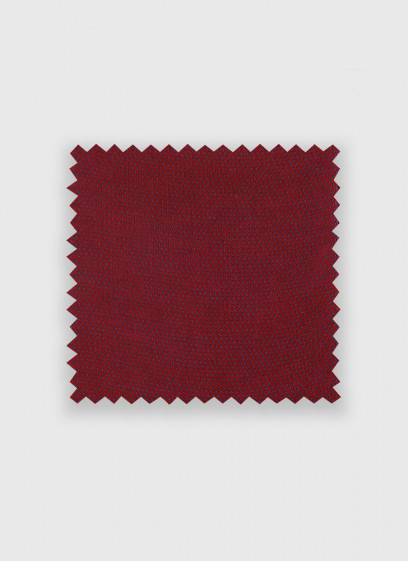 Chaussettes montantes Charles Le Golf _ Rouge carmin faux uni _ 53 - Rouge carmin