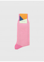 Chaussettes montantes Charles Le Golf _ Rose pastel faux uni _ 62 - Rose pastel