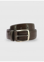 Ceinture en cuir Charles Le Golf _ Café uni _ 37 - Café