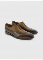 Richelieu en cuir Charles Le Golf _ Brun faux uni _ 36 - Brun