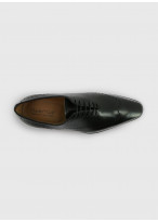 Richelieu en cuir Charles Le Golf _ Noir uni _ 01 - Noir