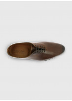 Richelieu en cuir Charles Le Golf _ Brun faux uni _ 36 - Brun