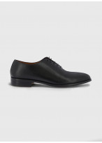 Richelieu en cuir Charles Le Golf _ Noir uni _ 01 - Noir