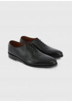 Richelieu en cuir Charles Le Golf _ Noir uni _ 01 - Noir