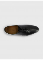 Richelieu en cuir Charles Le Golf _ Noir uni _ 01 - Noir