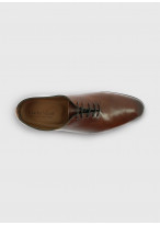 Richelieu en cuir Charles Le Golf _ Taupe faux uni _ 34 - Taupe