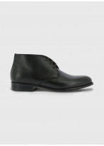 Bottines en cuir Charles Le Golf _ Noir uni _ 01 - Noir