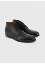 Bottines en cuir Charles Le Golf _ Noir uni _ 01 - Noir