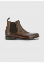 Bottines Chelsea en cuir Charles Le Golf _ Brun faux uni _ 36 - Brun