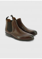 Bottines Chelsea en cuir Charles Le Golf _ Brun faux uni _ 36 - Brun