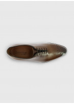 Richelieu en cuir Charles Le Golf _ Brun faux uni _ 36 - Brun