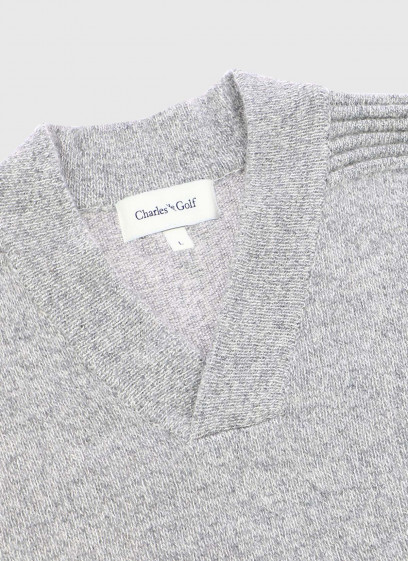 Pull col V en laine Charles Le Golf