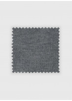 Pull col zippé Charles Le Golf _ Gris foncé faux uni _ 25 - Gris mat