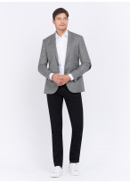 Veste slim fit pied de poule Charles Le Golf _ Gris moyen pied de poule _ 22 - Gris moyen