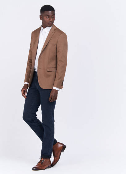 Veste business slim fit Charles Le Golf _ Tabac texturé _  33 - Tabac