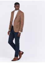 Veste business slim fit Charles Le Golf _ Tabac texturé _  33 - Tabac