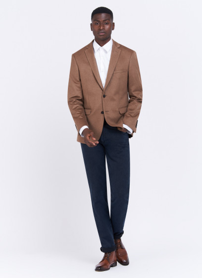 Veste business slim fit Charles Le Golf _ Tabac texturé _  33 - Tabac