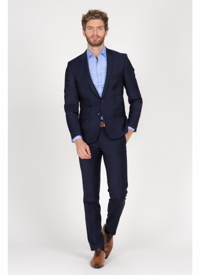 Costume Slim Fit Cloth Ermenegildo Zegna  88 - Bleu marine
