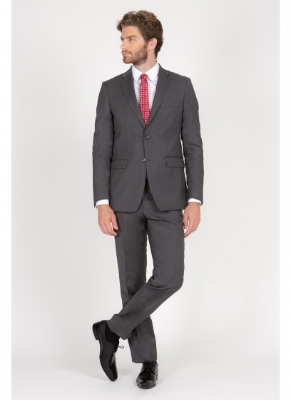 Costume regular fit T.G di Fabio-Gris chiné - 61U60/1/60