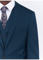 Costume slim fit en laine Charles Le Golf _ Bleu marine uni _ 88 - Bleu marine