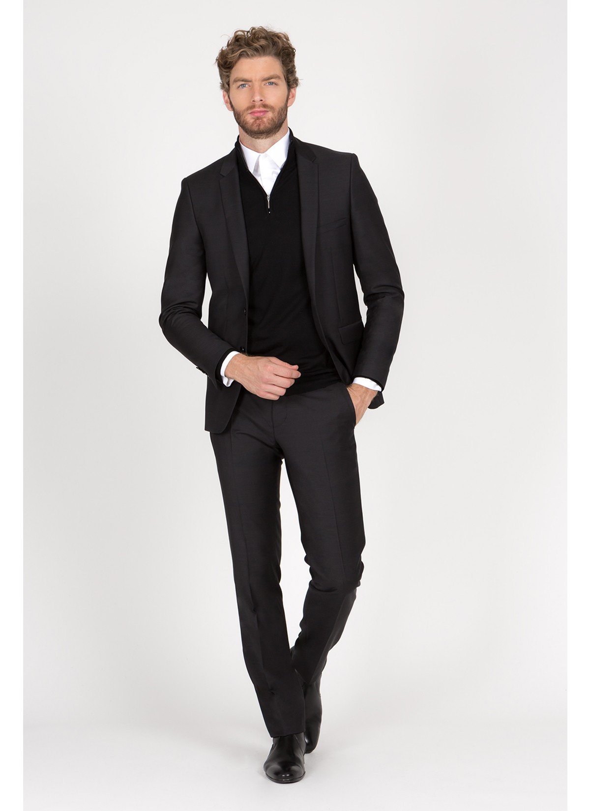 Costume Slim Fit Cloth Ermenegildo Zegna  24 - Gris anthracite
