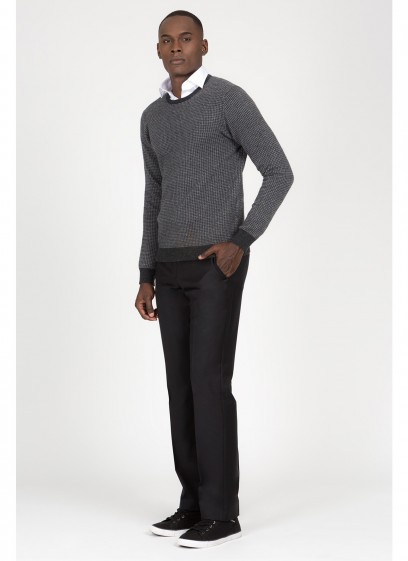 Pull col rond laine et cashmere Emmanuelle Khanh