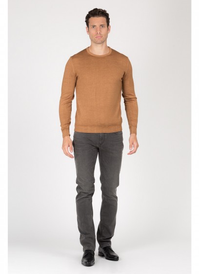 Pull col rond en laine mérinos Emmanuelle Khanh