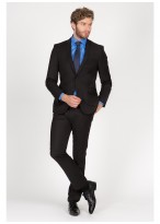 Slim Fit suit Sevenson 01 - Black